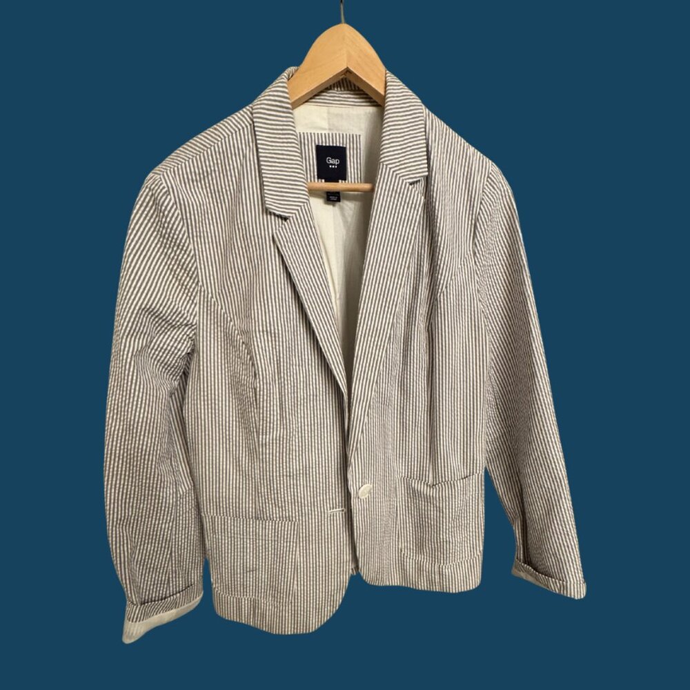 Gap Striped Blazer | Size 14